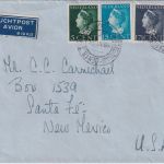Niederlande - 22 1/2 C, Wilhelmina u.a. Luftpostbrief n. USA Amsterdam 1947