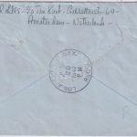 Niederlande - 22 1/2 C, Wilhelmina u.a. Luftpostbrief n. USA Amsterdam 1947