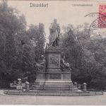 DR/Frankreich - 5+10 C. Portomarken Karte Düsseldorf - Beauvais 1906