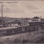 Hessen - Bebra Bahnhof Kriegsjahr 1914/16 sw-AK gelaufen /Feldpost 1916