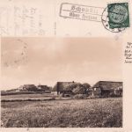 DR - Schobüll ü. Husum Landpost-Ra2 entspr. AK n. Elmshorn 1937