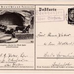 DR - Odenhausen ü. Giessen Landpost-Ra2 Bildganzsache n. Bad Homburg 1939