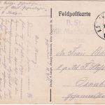 Frankreich - Bazancourt Bahnhof sw-AK gelaufen/Feldpost Amagne 1915