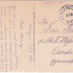 Frankreich - Montmedy Bahnhof sw-AK gelaufen/Feldpost Fp.Stat. No.47 1915