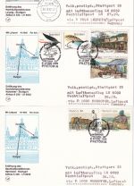 Transkei - 10 Luftpostbelege, Zuleitungspost LH-NACHT-Erstflüge 1992