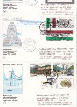 Transkei - 10 Luftpostbelege, Zuleitungspost LH-NACHT-Erstflüge 1992