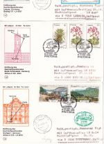 Transkei - 10 Luftpostbelege, Zuleitungspost LH-NACHT-Erstflüge 1992