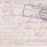DR - K.D. Feldpoststation Nr 146 Feldpostkarte (Armeegruppe Woyrsch) - Weil 1915