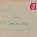 DR - 12 Pfg. AH Brief Hindisheim (Unteresl.) - Stra0burg 18.10.44 Spätphase !