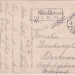 Frankreich - Amagne Lausoleum sw-Mehrbild-AK gelaufen/Feldpost 1916