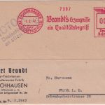 DR - Froschhausen ü. Seligenstadt 1942 6 Pfg. AFS Karte n. Fürth Propaganda-L3