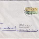 BRD - 90 Pfg. ATM Einzelfrankatur Brief/FDC n. ÖSTERREICH Marktoberdorf 2.1.81