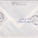 BRD - 90 Pfg. ATM Einzelfrankatur Brief/FDC n. ÖSTERREICH Marktoberdorf 2.1.81