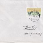 BRD - 140 Pfg. ATM Einzelfrankatur Brief/FDC 51-100g Unterthingau 2.1.81