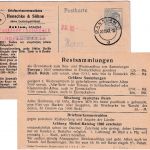 All.Bes. - 12 Pfg. Arbeiter Ganzsache Privatzudruck (3) Anklam - Heidelberg 1947