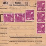 All.Bes. - 19x40+60 Pfg. Arbeiter Paketkarte Zimmern - Wuppertal 1947