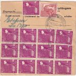 All.Bes. - 19x40+60 Pfg. Arbeiter Paketkarte Zimmern - Wuppertal 1947