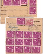 All.Bes. - 19x40+60 Pfg. Arbeiter Paketkarte Zimmern - Wuppertal 1947