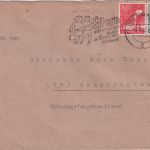 All.Bes. - Dresden 1947 Masch.werbestpl. "Straßenverkehr" Brief n. Saarbrücken