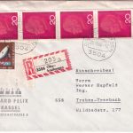 BRD - Oberkaufungen Einschreibebrief n. Traben-Trarbach 1966