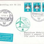 DDR - MALEV Erstflug Leipzig Budapest 1985 Luftpostkarte
