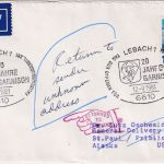 BRD - Lebach 1981 SST 20 J. Garnison Luftspostbrief n. USA/ALASKA