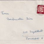 BRD - Ludweiler (Warndt) 1 ü. Völklingen Poststelle I Brief n. Ingolstadt 1963