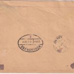 DR - Neunkirchen 1939 Einschreibebrief/Mischfrankatur Dienst/Freimarken