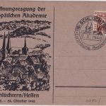Bizone - Schlüchtern 1948 SST Eröffnung d. Europ. Akademie Sonderkarte