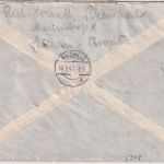 All.Bes. - 3x24+12 Pfg. Arbeiter/Ziffer Einschreibebrief Rheinbach 1947
