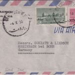 Libanon - Beyrouth 1950 Luftpostbrief n. Rheinbach b. Bonn