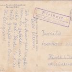 BRD - Bleibuir ü. Mechernich Landpost-Ra2 Karte "Besuch verboten" n. Hürth 1958