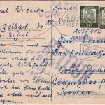 BRD - 10 Pfg. Bed. Deutsche Ganzsache+Zusatz n. SPANIEN Goldbach 1962 Retour
