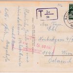 BRD - 20 Pfg. Brandenburger Tor Karte n. ÖSTERREICH St. Goar 1969 Nachportostpl.