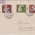 BRD - (22b) Weidenhahn ü. Selters Landpost-L2 Brief n. Gotha 1957