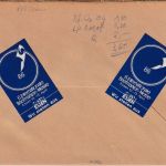 BRD - 3x120 Pfg. I&T Luftpost-Einschreibebrief Ötzingen - Lebach 1986