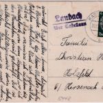 DR - Laubach ü. Castellaun Landpost-L2 Weihnachtskarte n. Holzfeld 1939
