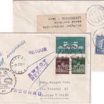 BRD /Postkrieg - 10+20 Pfg. Brandenburger Tor u.a. Luftpostbrief n. POLEN 1970