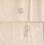 All.Bes./FZ - Andernach Gebühr bezahlt Ovalstpl. 2 Einschreibebriefe 1946