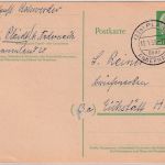 BRD - (22b) Plaidt ü. Andernach Poststelle I Ganzsache n. Eichstätt 1958