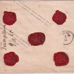 Preussen - 3 Sgr. Adler Ganzsache+Zusatz Wertbrief Ra3 Berlin Post-Exp. 15 1865