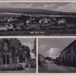 Rheinl.-Pfalz - Kall Bz. Trier Kriegerdenkmal Straße etc. sw-Mehrbild-AK ca 1935