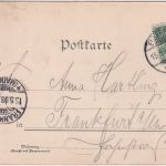 NRW - Elberfeld Münchner Hofbräu farb. Eisenbahn-Grusskarte Litho gelaufen 1898