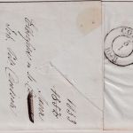 Preussen - Elberfeld 4/1 Ra2 Portobrief n. Cöln 1853 - ohne Inhalt