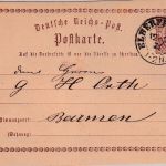 DR - Elberfeld Bhf. 12/2 74 K2 1/2 Gr. Brustschild Ganzsache n. Barmen