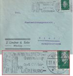 DR - Würzburg 1931 Riemenschneider-Ausstellung Masch.werbestempel Ortsbrief