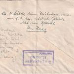 Dt.Bes. Niederlande - 2x6 Pfg. AH Brief Den Haag - Wesseling 1942