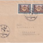 DR - 2x6 Pfg. Tag der Briefmarke 1943 Brief/FDC ESST Wien - Potsdam