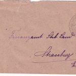 Dt.Bes. Elsass - Oberschäffolsheim (Kr. Strassburg Els.) Brief n Stasasburg 1944