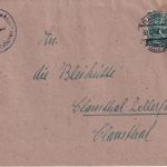 Bizone - 16 Pfg. Arbeiter/Netz Ortsbrief Clausthal-Zellerfeld 30.6.49
